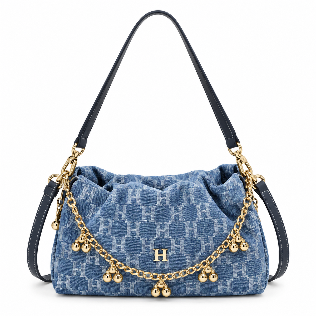 Ruching Charms Bag