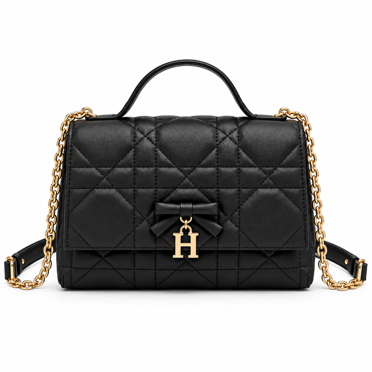 Mini Top Handle Leather Purse