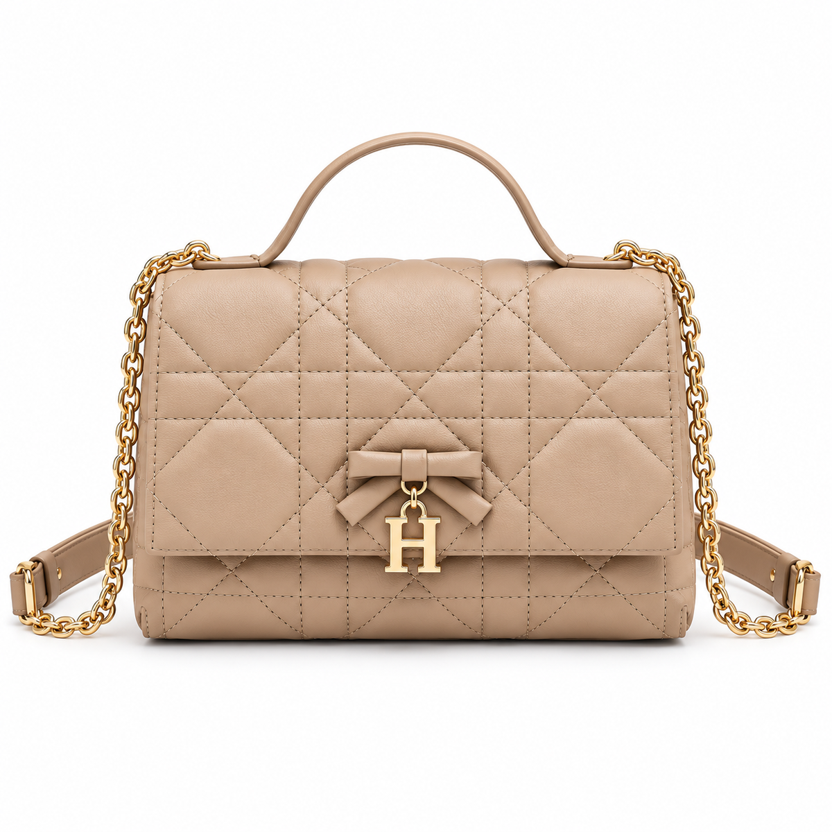 Mini Top Handle Leather Purse