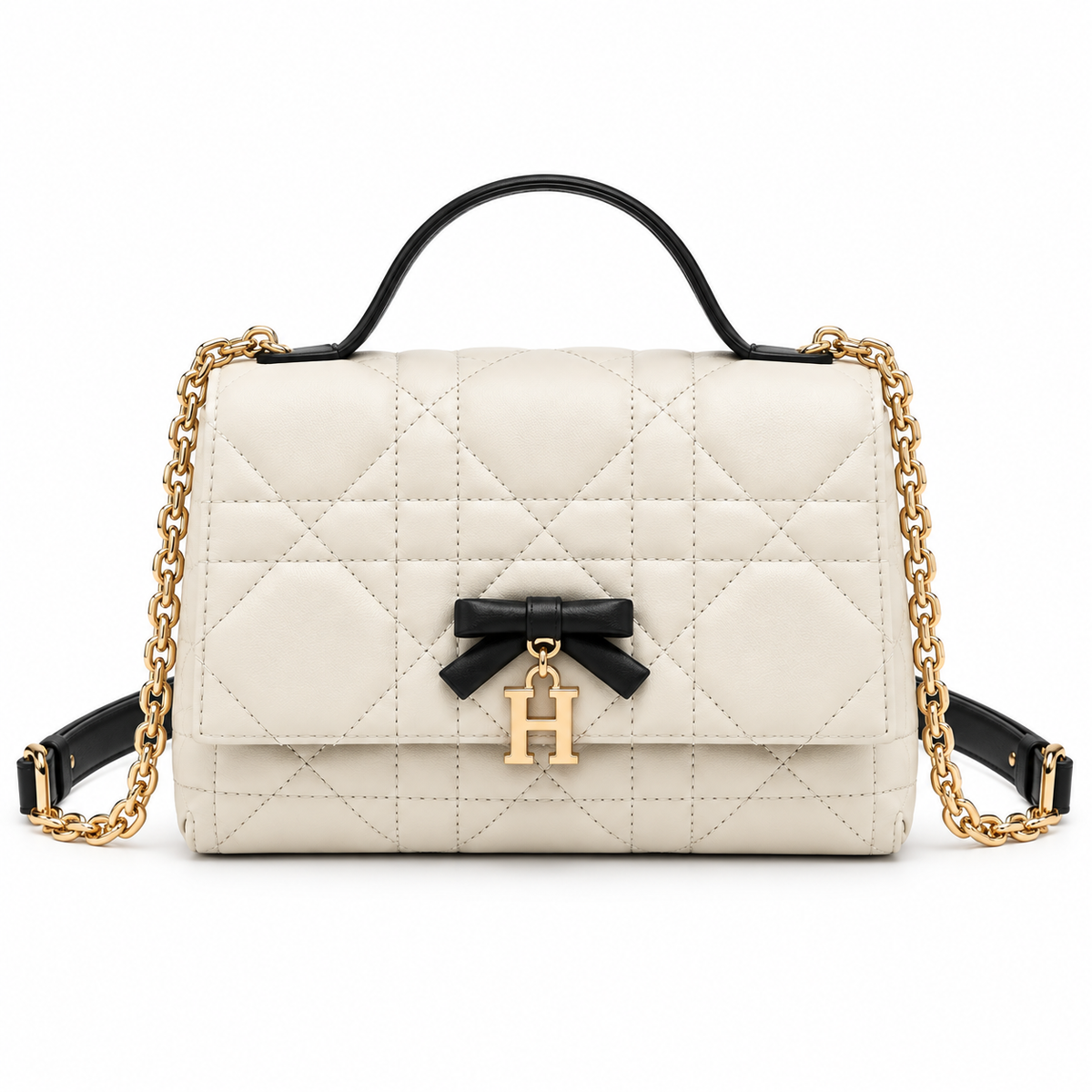 Mini Top Handle Leather Purse