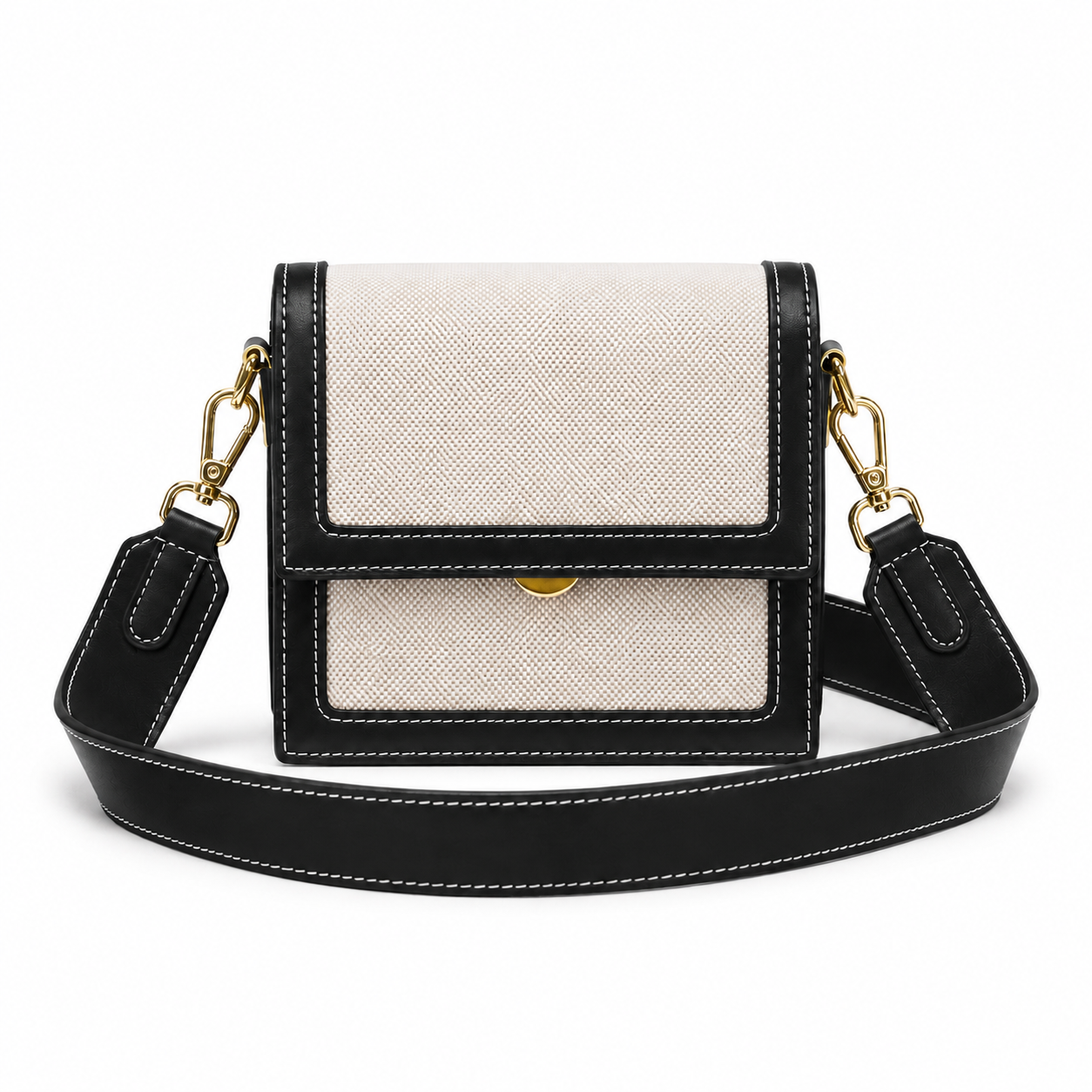Equestrian-Style Shoulder Bag