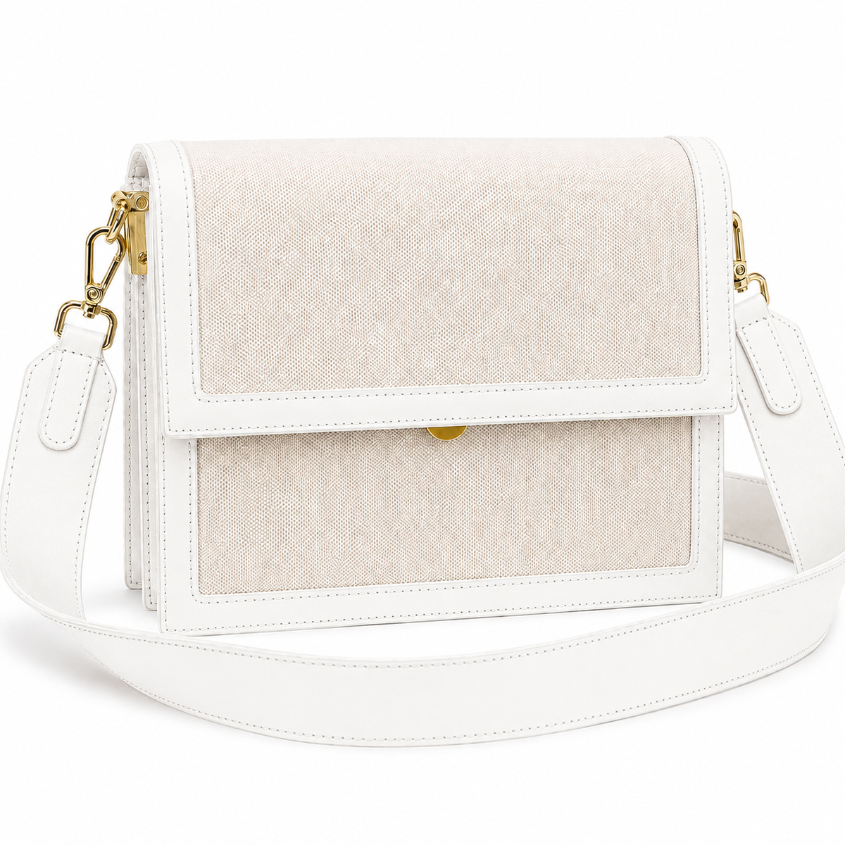 Equestrian-Style Shoulder Bag