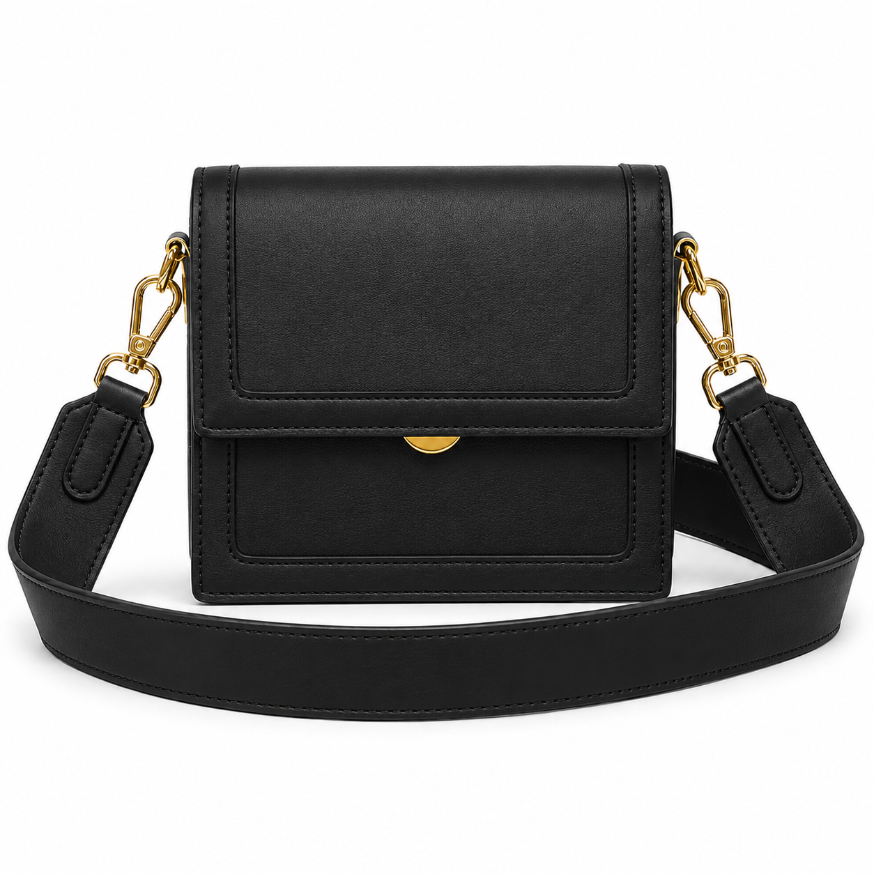Equestrian-Style Shoulder Bag