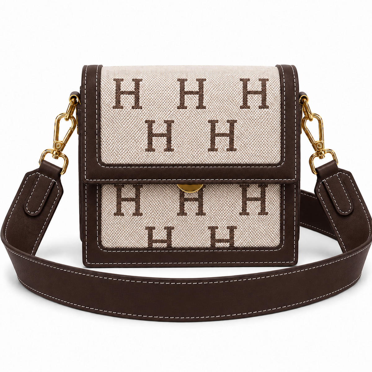 Equestrian-Style Shoulder Bag