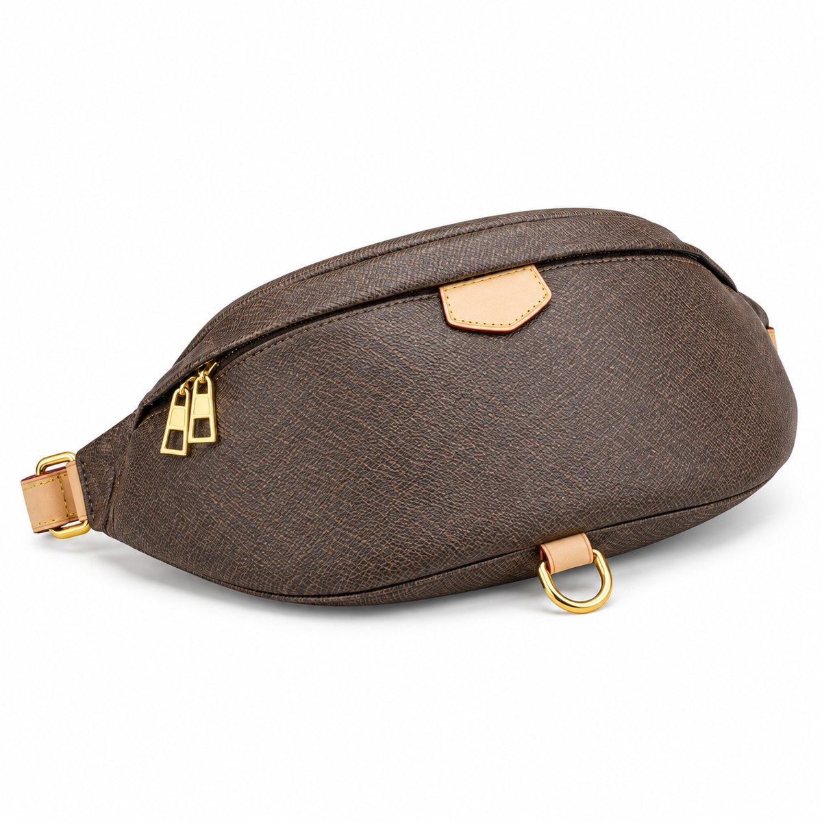 Leather & Canvas Fanny Pack