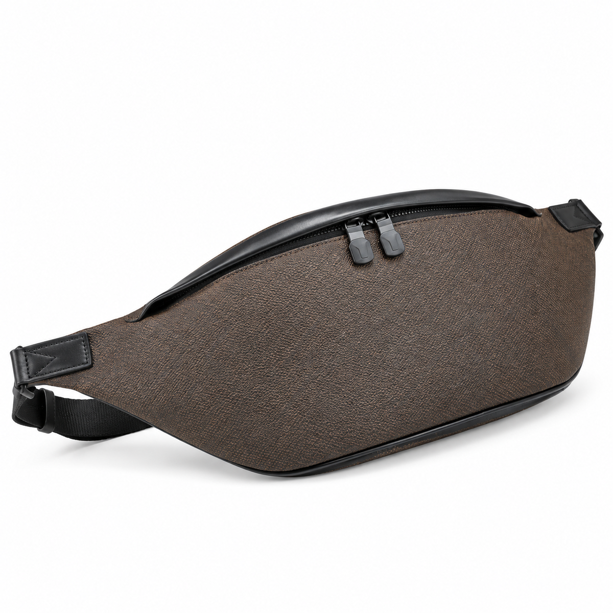 Leather & Canvas Fanny Pack