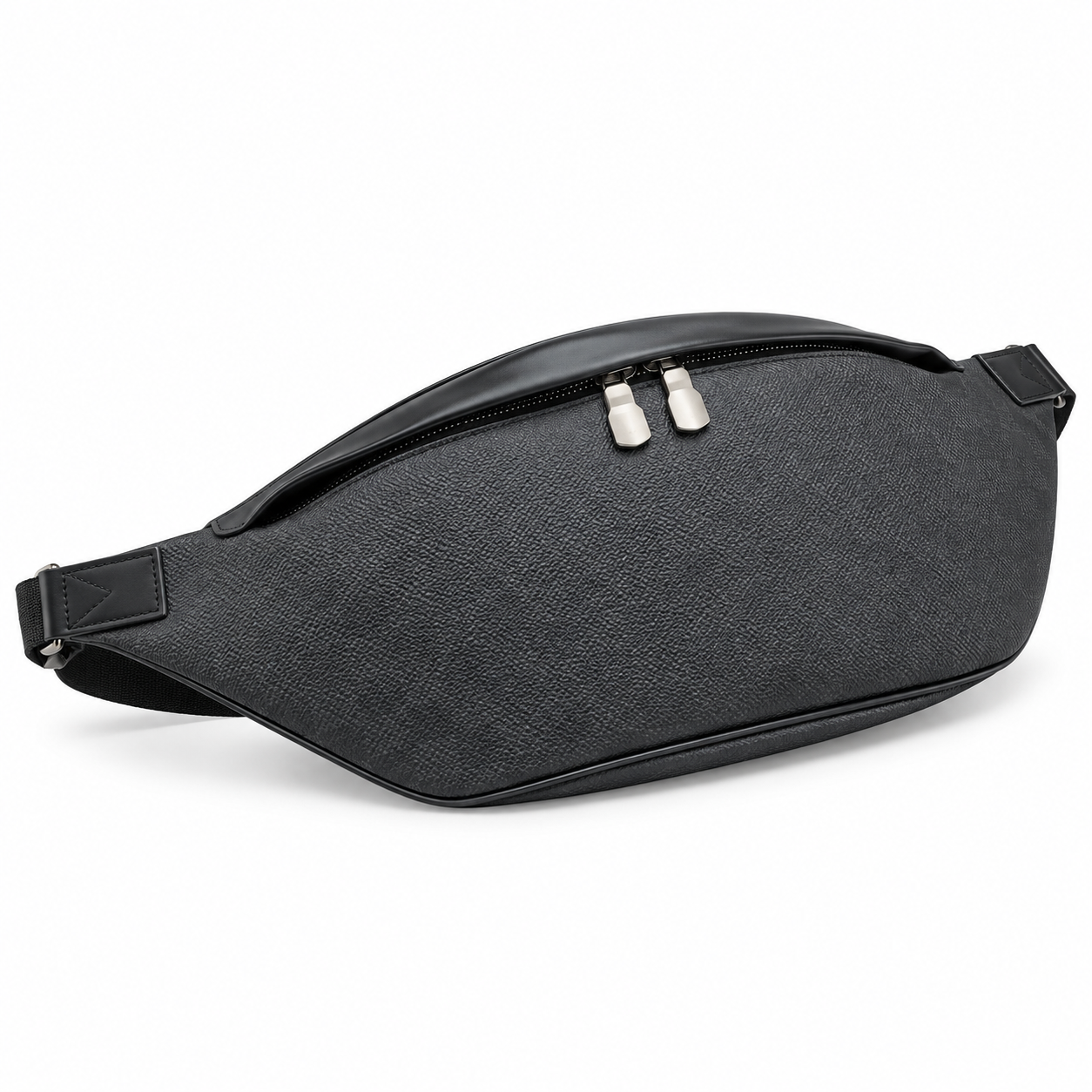 Leather & Canvas Fanny Pack