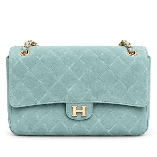 Suede Max Hobo Flap Bag