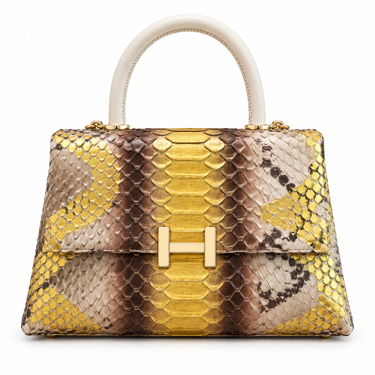 Python Top-Handle Purse