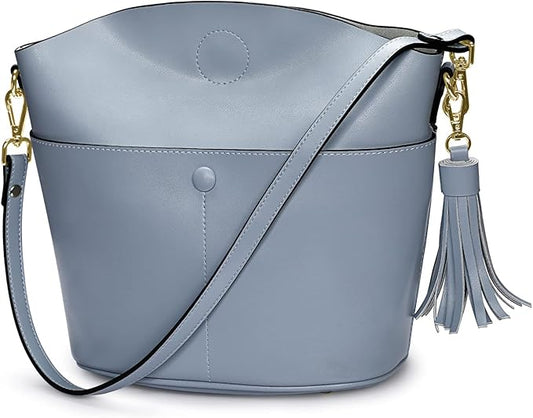 Blue Bucket Bag