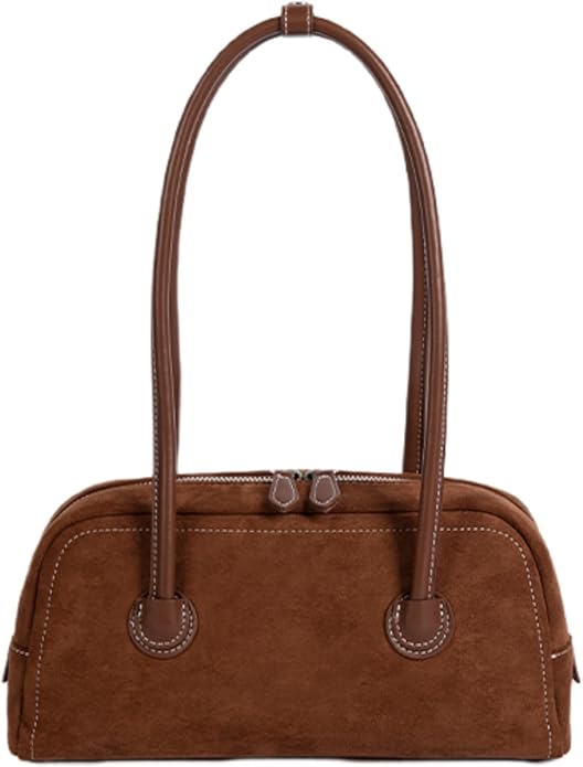 Suede Long Shoulder Bag