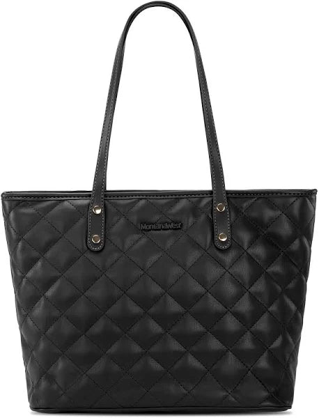 Quilted Leather Tote