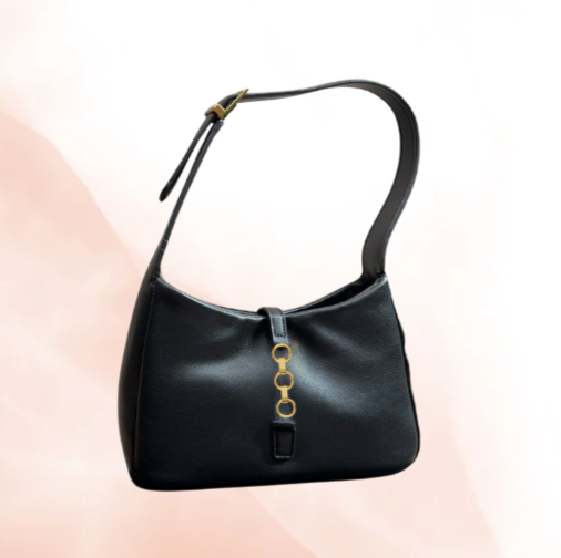 Puffer Leather Hobo Shoulder Bag