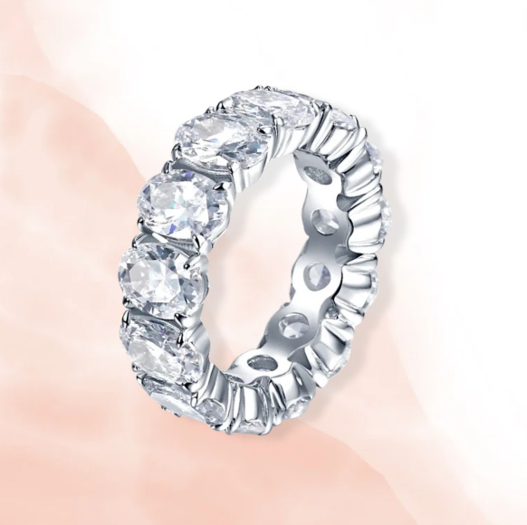 Oval-Cut Eternity Ring