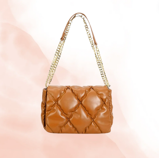 Puffer Matelasse Leather Everyday Bag