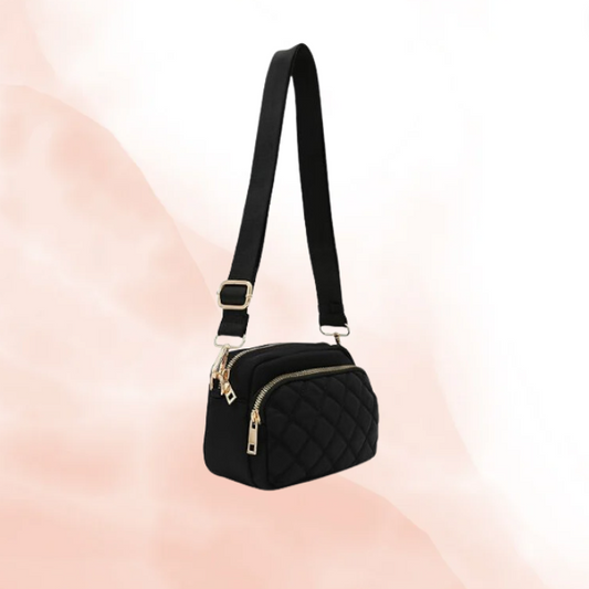 Padded Nylon Crossbody Bag