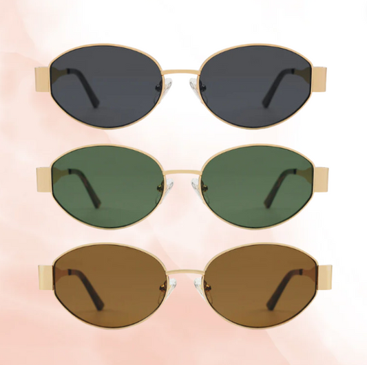 Celia Round Metal Sunglasses