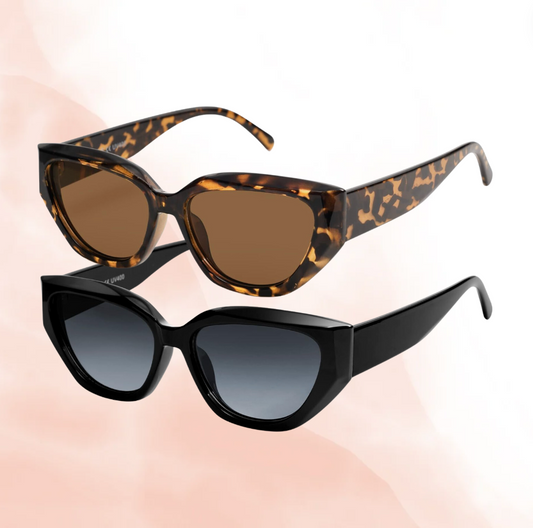 Celina Cat-Eye Acetate Frame Sunglasses