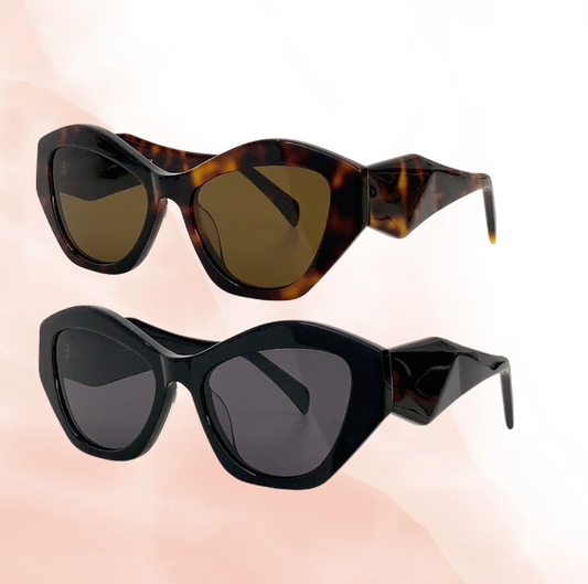 Paloma Oval Acetate Sunglasses
