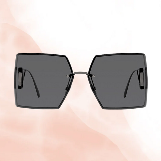 Dillon Oversized Square Metal Sunglasses