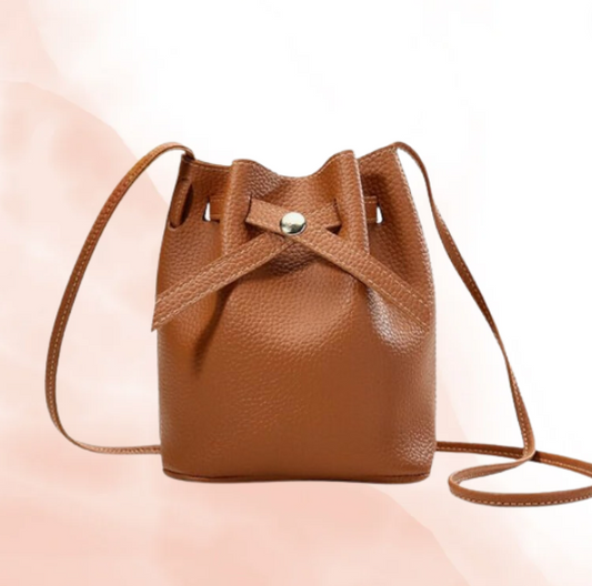 Leather Bucket Bag
