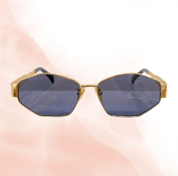 Celma Geometric Metal Sunglasses