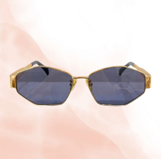 Celma Geometric Metal Sunglasses