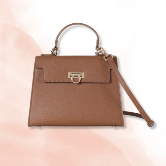 Top Handle Leather Bag