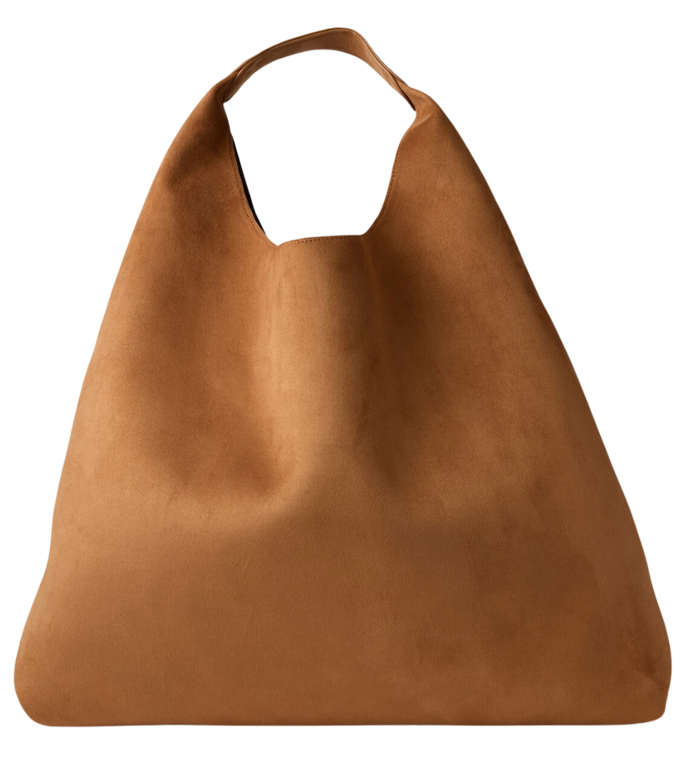 Brown Suede Hobo