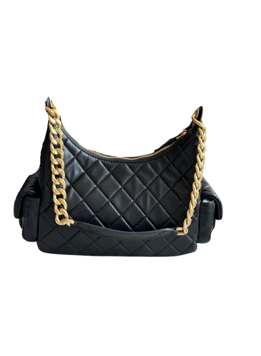 Quilted Hobo Shoulder Bag