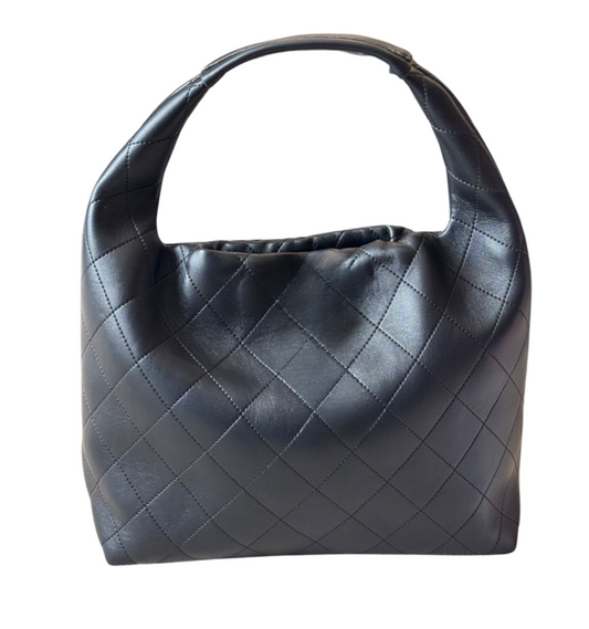 Vintage Quilted Hobo Bag
