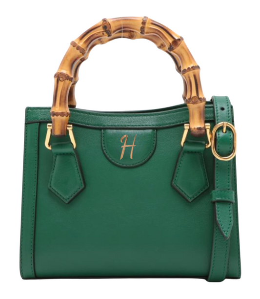 Mini Bamboo Top Handle Tote