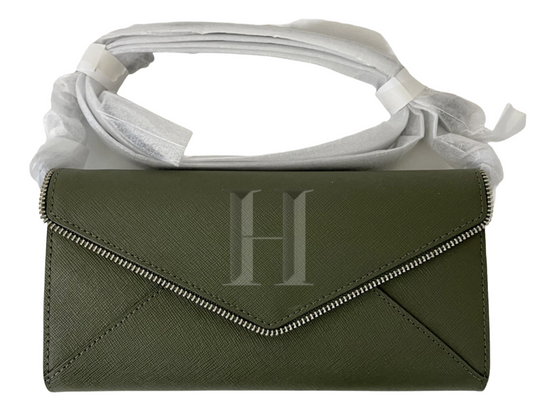 Long Flap Lambskin Wallet-On-Chain