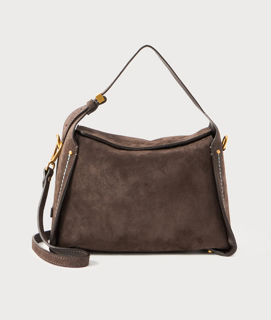 Suede Medium Edge Bag