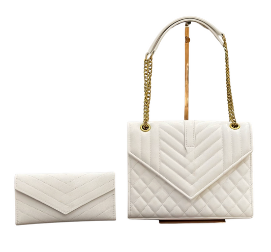 Medium Envelope Style Bag + Wallet Set