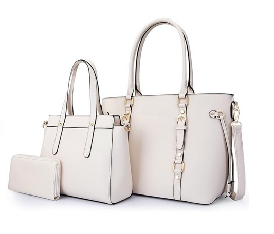 Lambskin Purse & Wallet 3-Piece Set