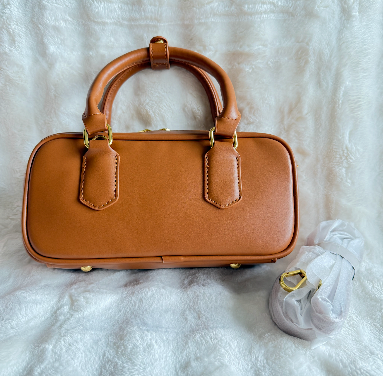 Long Leather Handbag