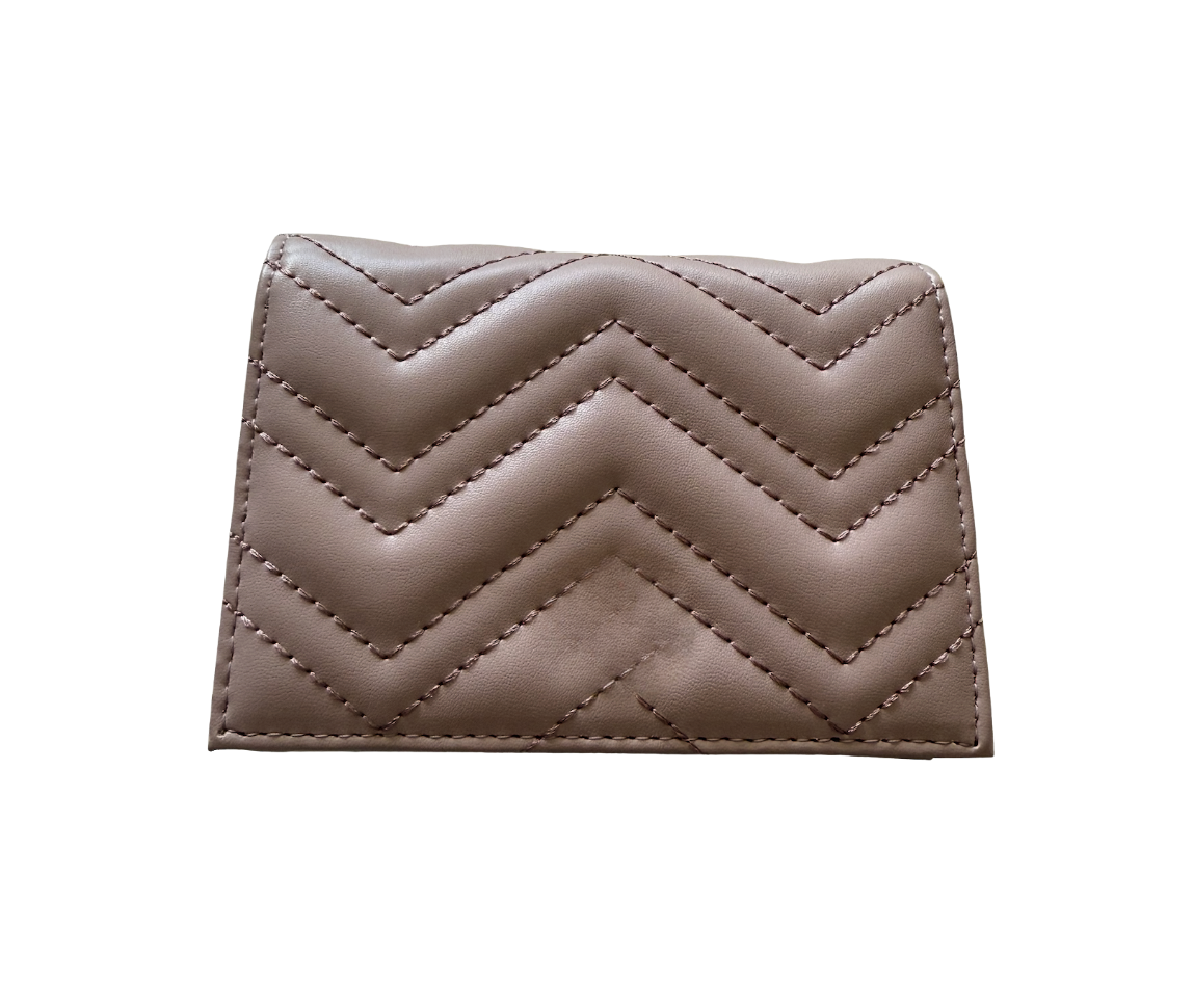 Mauve Leather Wallet