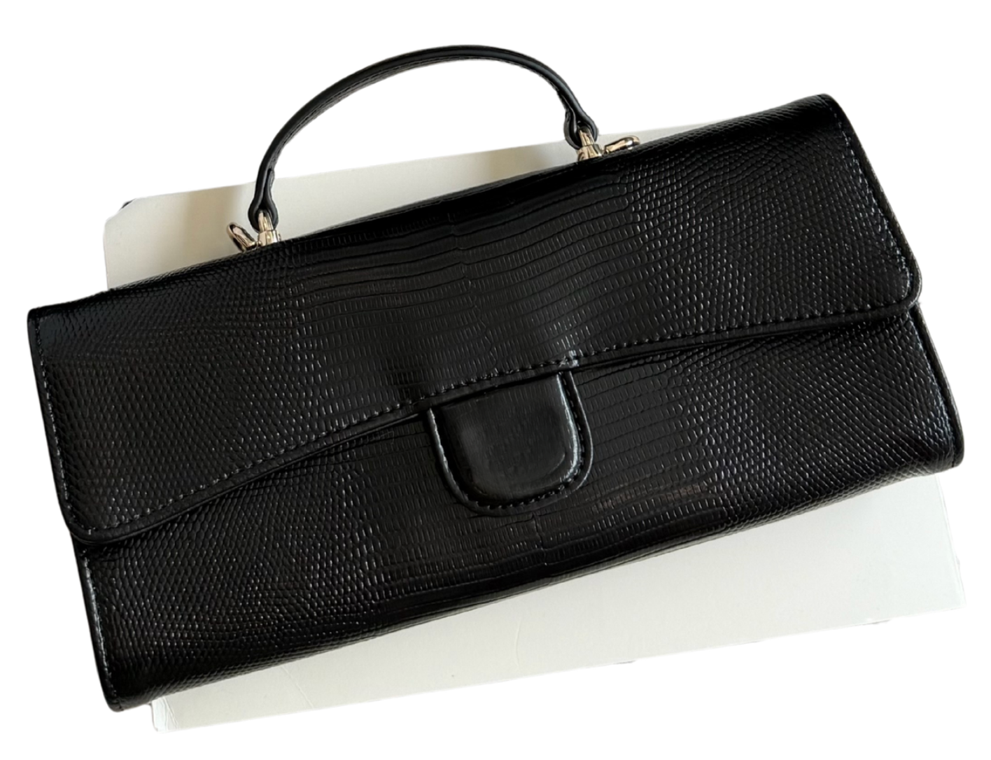 Long Top-Handle Clutch