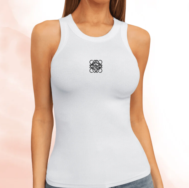 Embroidered Tank Top