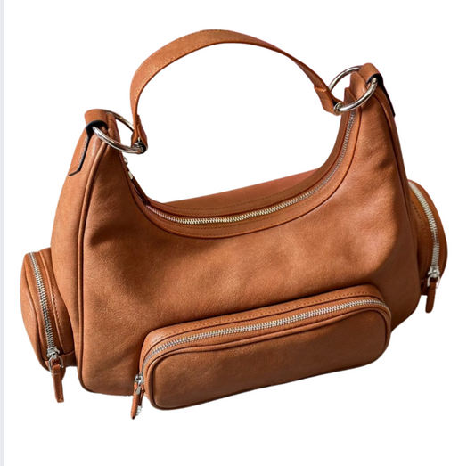 Cargo Shoulder Bag with Strap