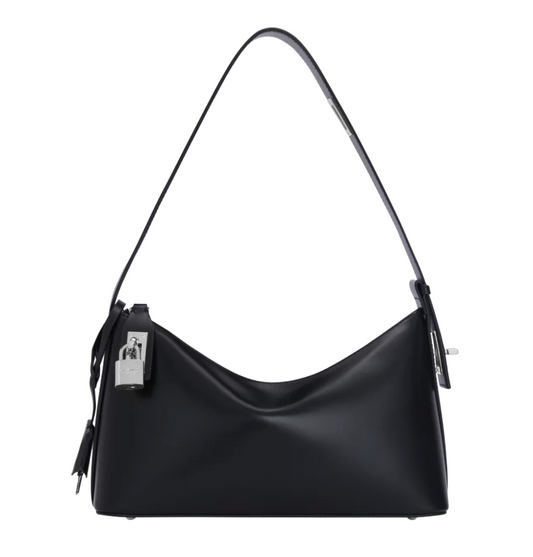 Small Leather Wide Strap Bag