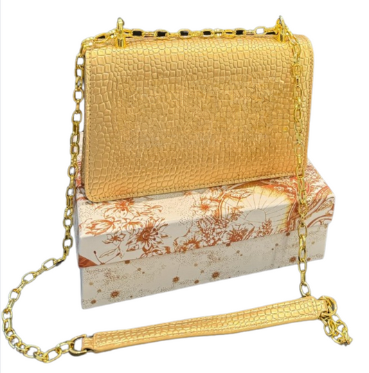 Snakeskin Embossed Bag