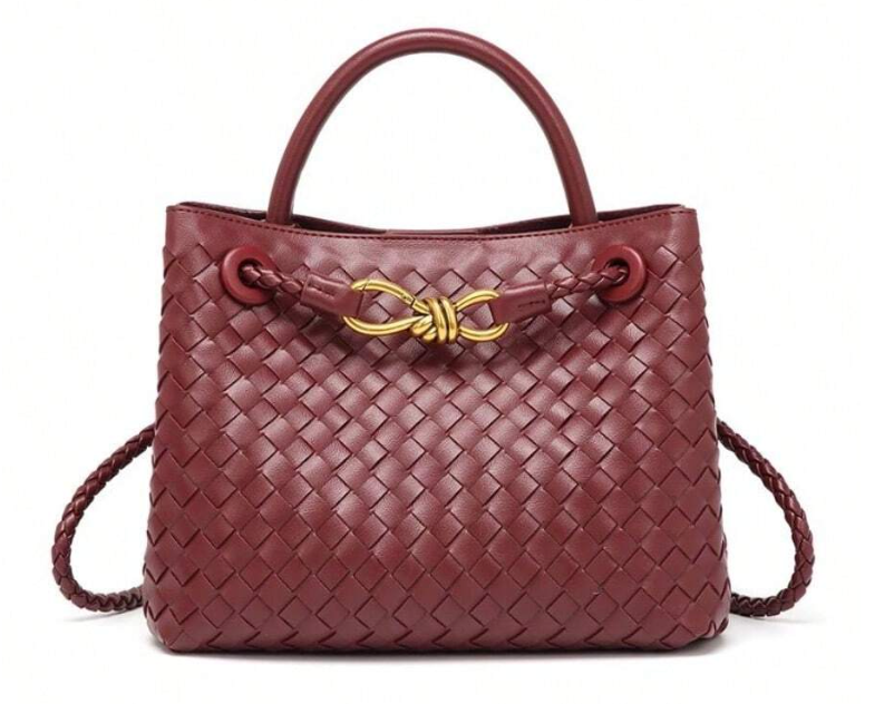 Top Handle Woven Bag