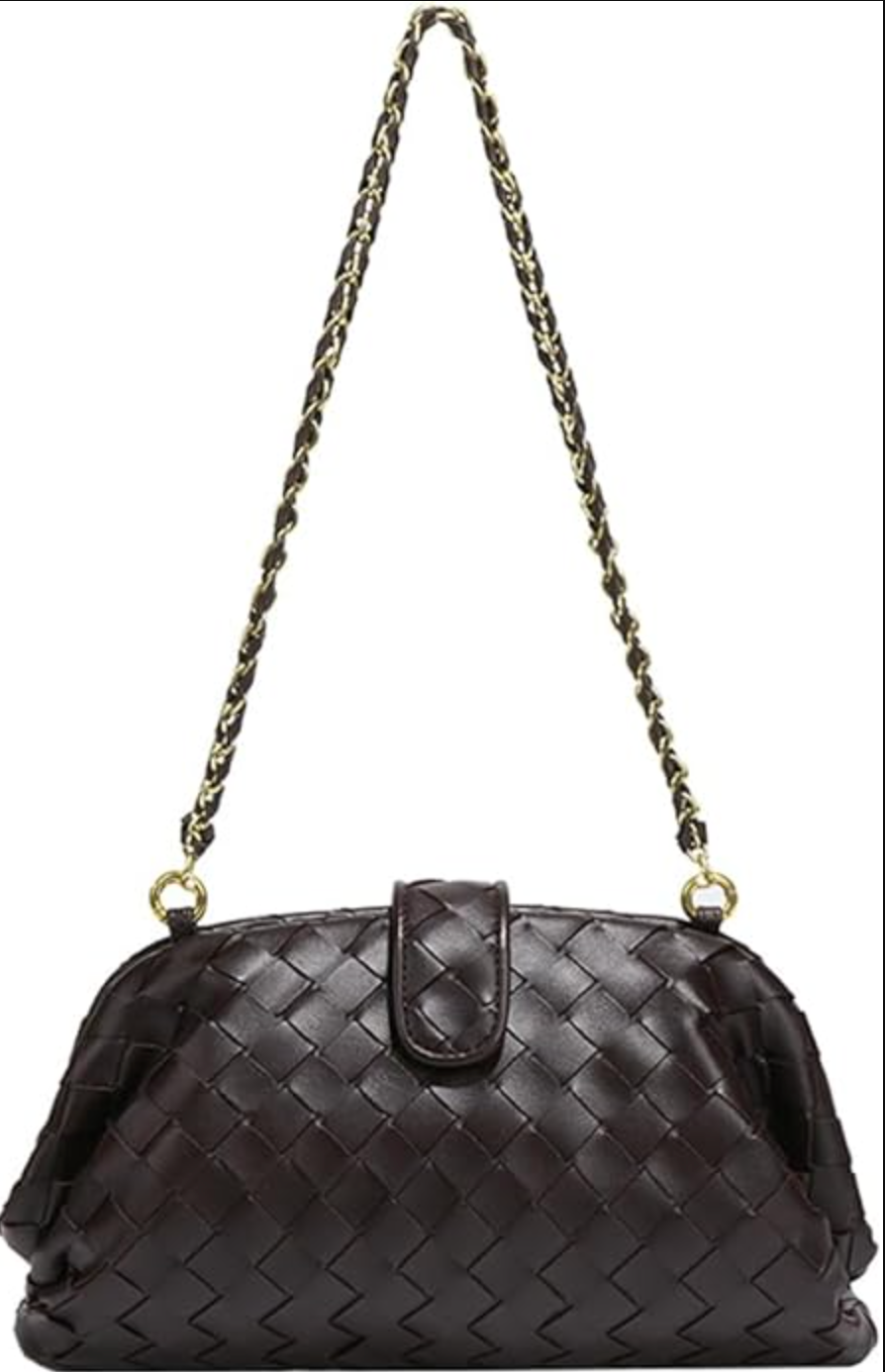 Medium Chain Woven Cloud Bag