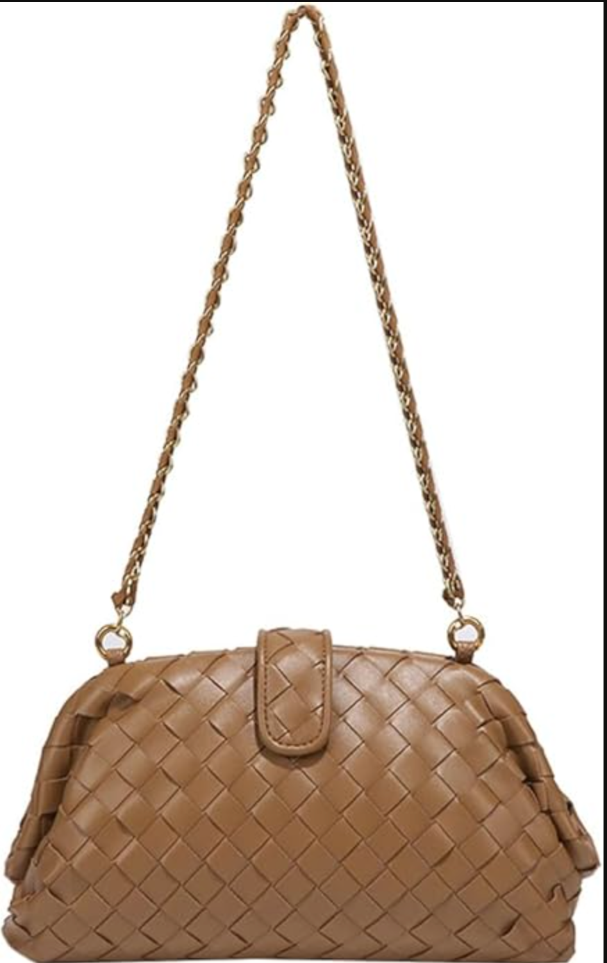 Medium Chain Woven Cloud Bag
