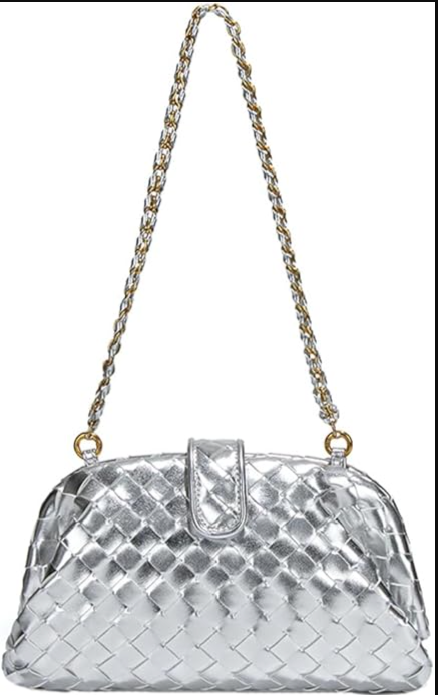 Medium Chain Woven Cloud Bag