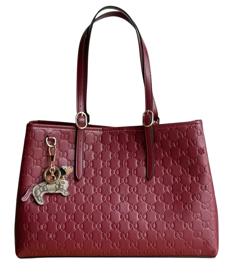 Medium Embossed Tote Bag