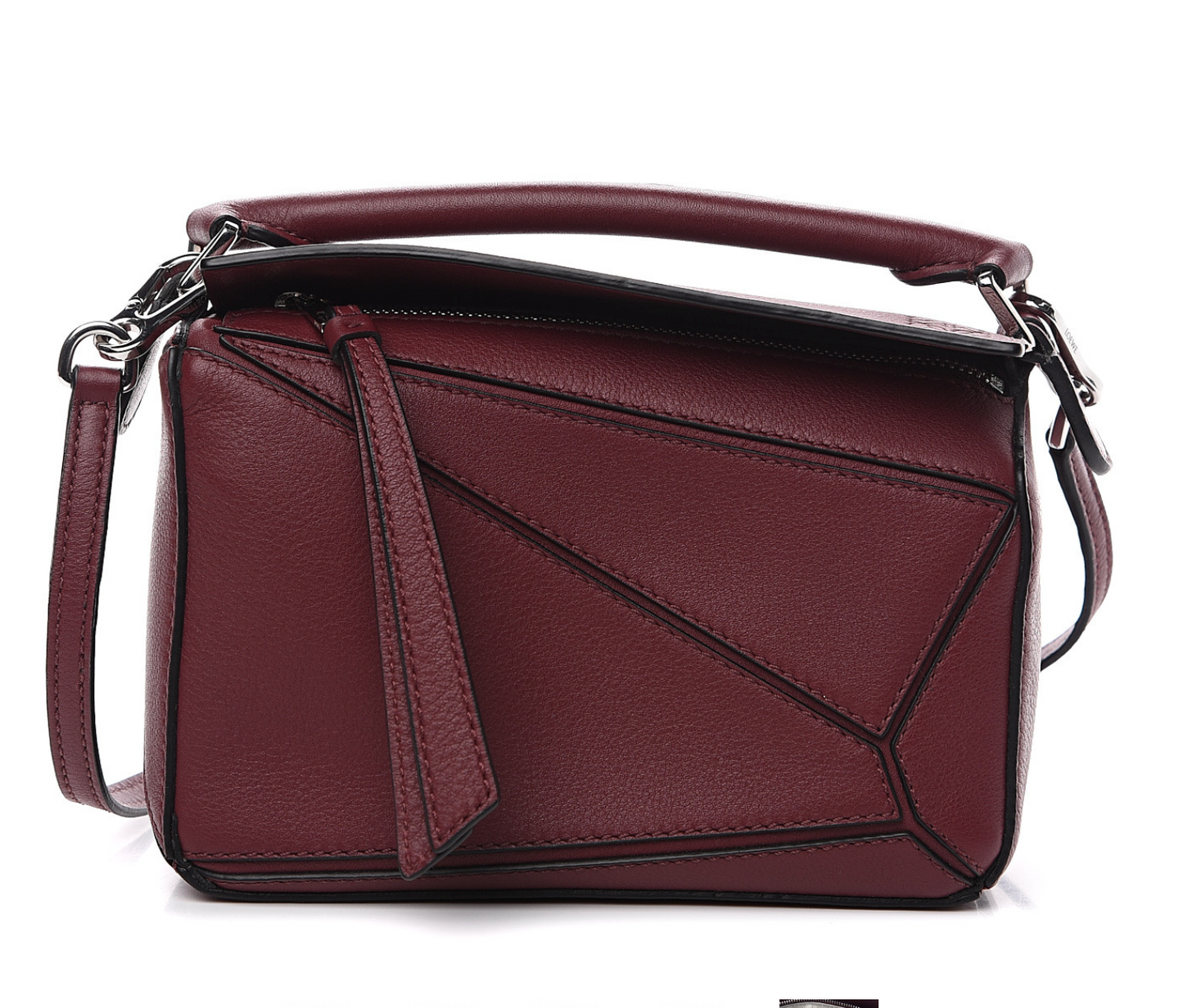 Mini Puzzle Flap Bag with Nylon Strap
