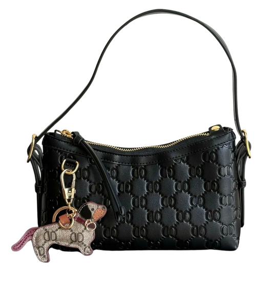 Small Embossed Shoulder Bag
